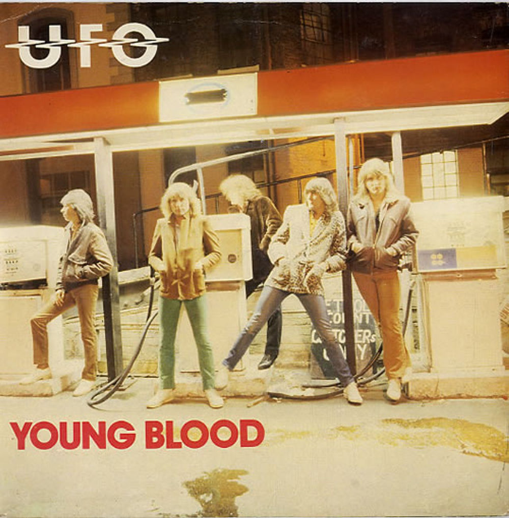 UFO Young Blood - Black Vinyl UK 7" vinyl single (7 inch record / 45) CHS2399