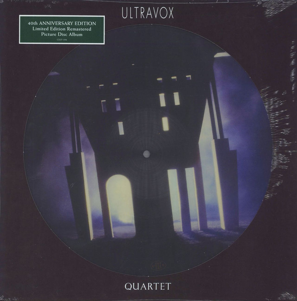 Ultravox Quartet: Remastered - Sealed UK picture disc LP (vinyl picture disc album) CDLP1394