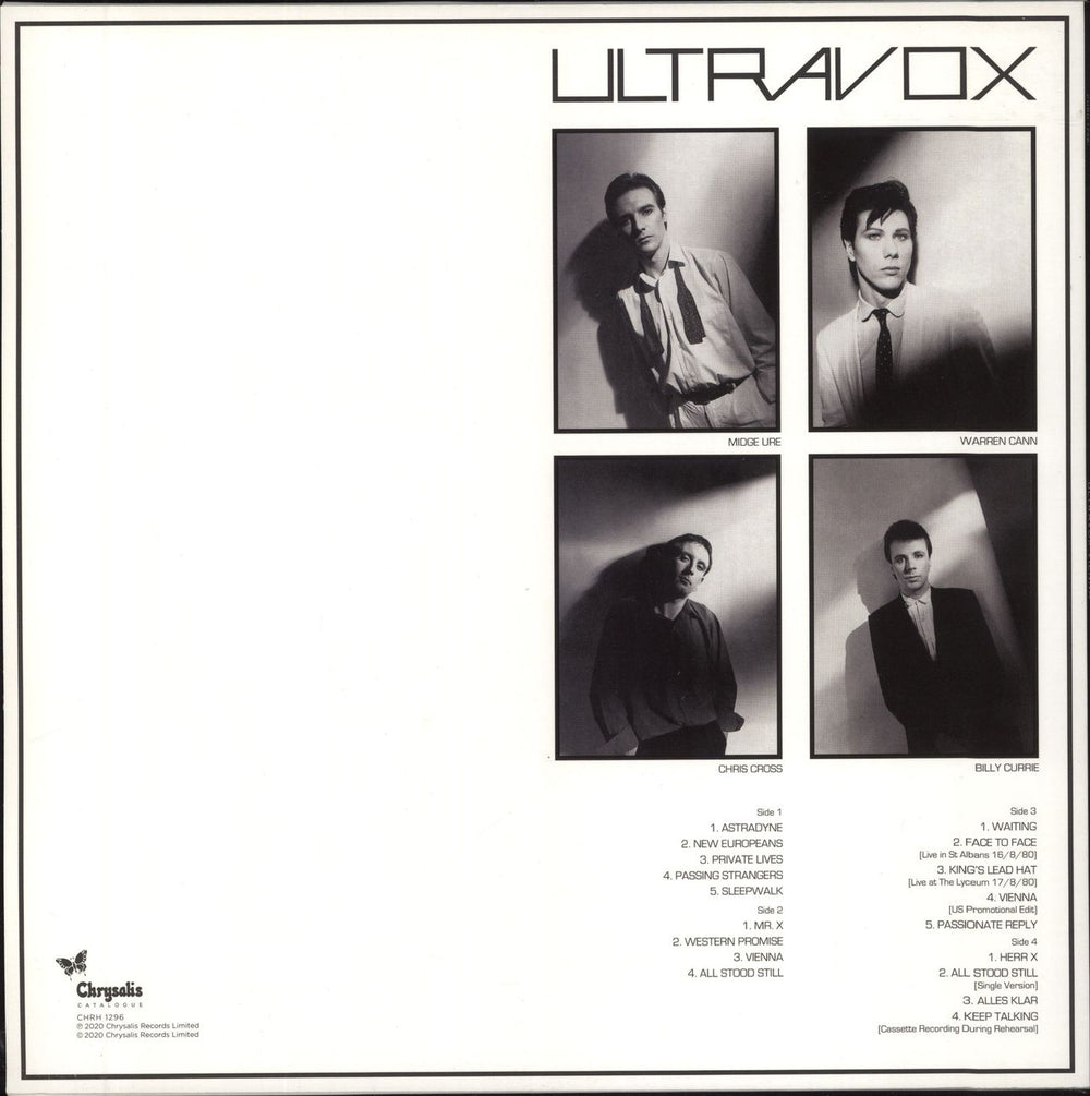 Ultravox Vienna [Deluxe Edition] - 180 Gram UK 2-LP vinyl record set (Double LP Album) 5060516095032