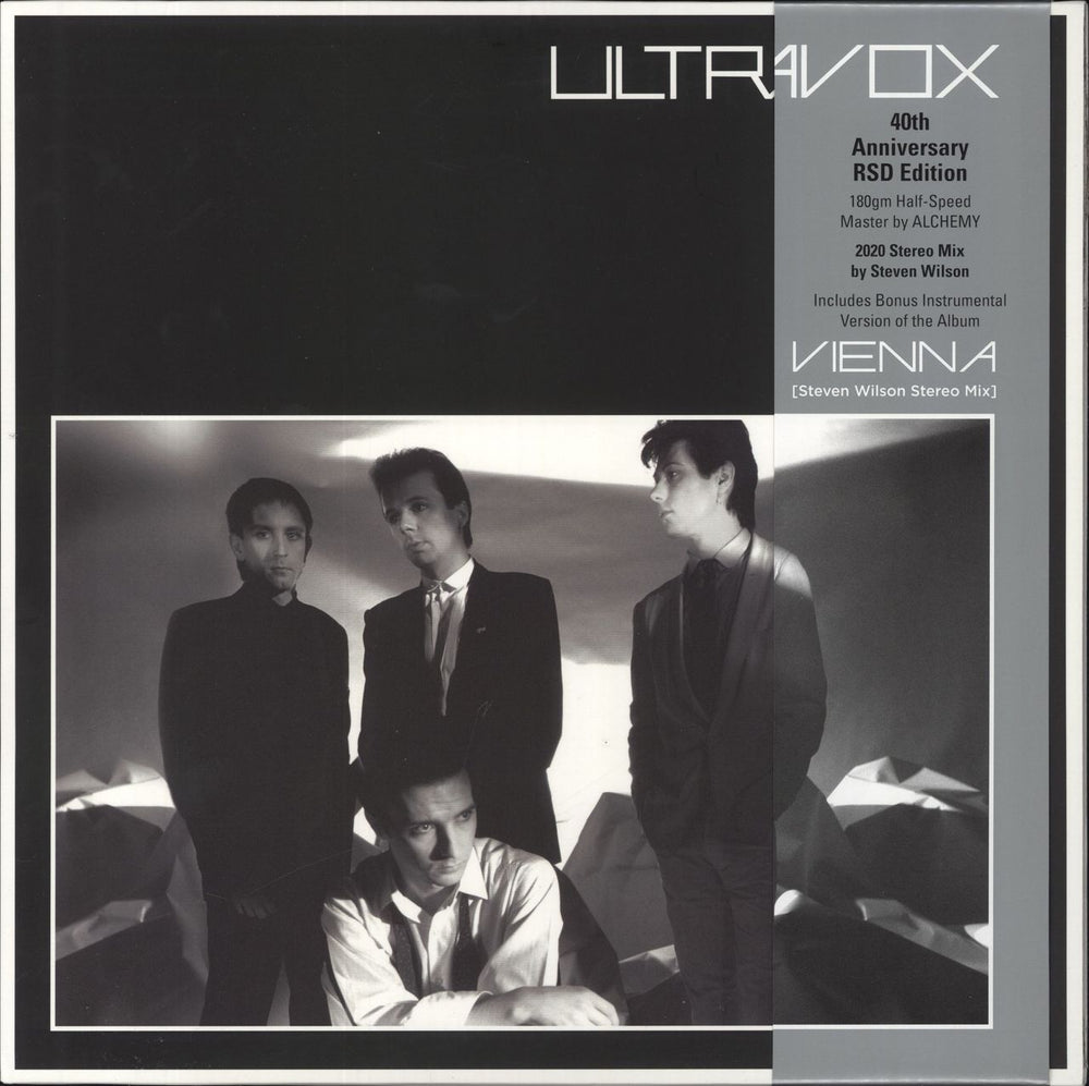 Ultravox Vienna - RSD 2021 - 180gm Clear Vinyl UK 2-LP vinyl record set (Double LP Album) CHRX1296