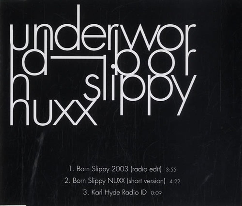 Underworld Born Slippy Japanese Promo CD-R acetate CD-R ACETATE