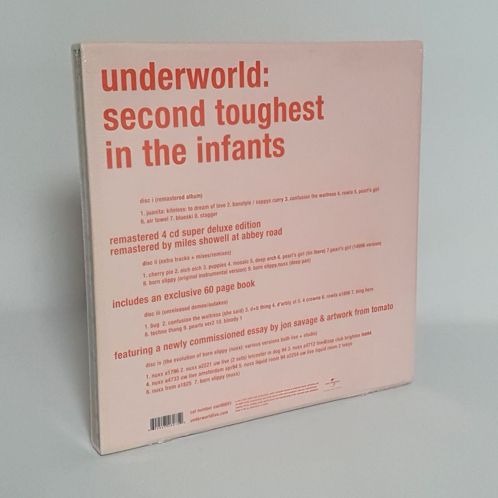 Underworld Second Toughest In The Infants - sealed UK CD Album Box Set 602547460752