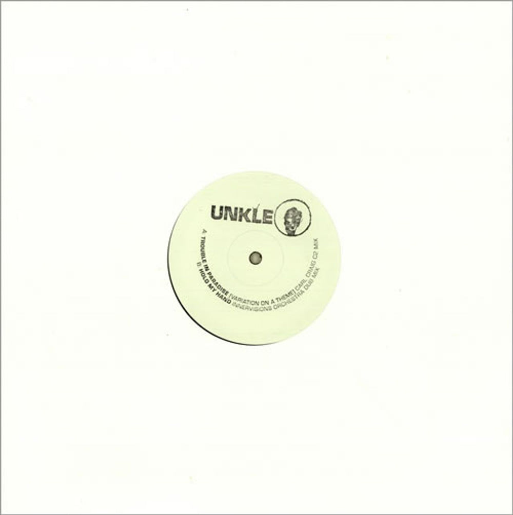 Unkle Trouble In Paradise UK 12" vinyl single (12 inch record / Maxi-single) SURR012