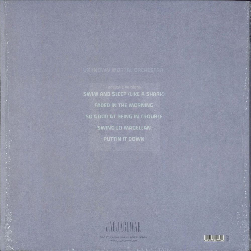 Unknown Mortal Orchestra Blue Record + Shrink US 12" vinyl single (12 inch record / Maxi-single) 656605224619