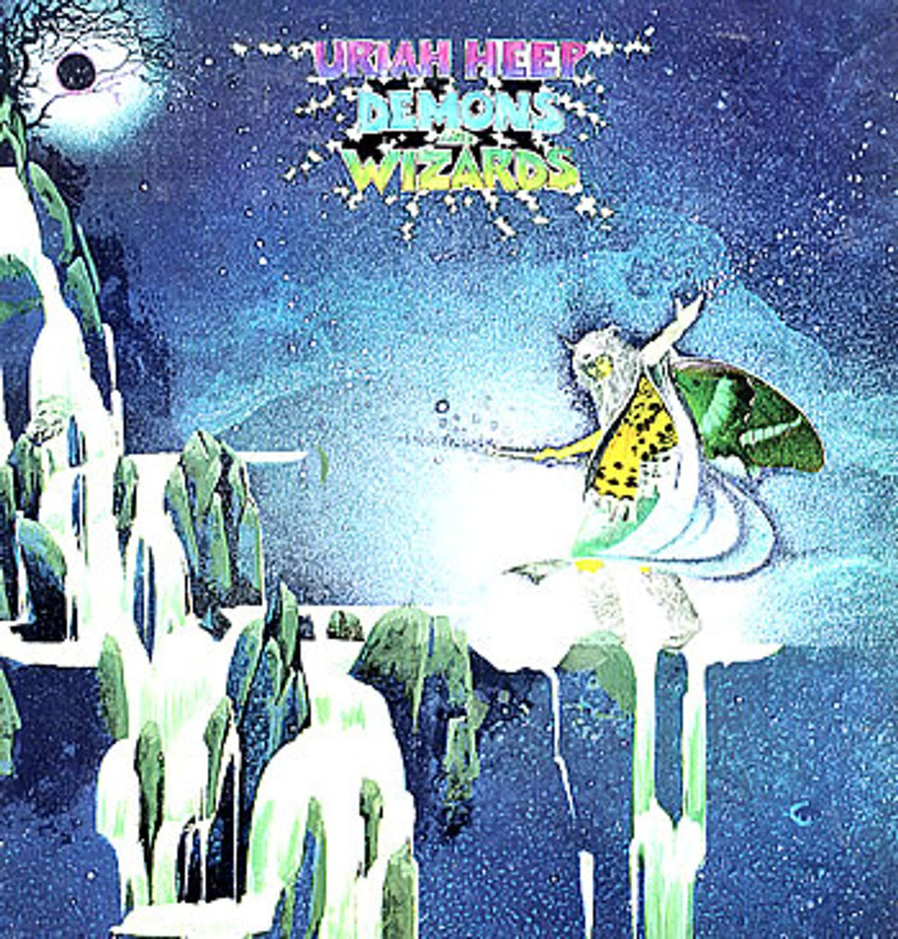 Uriah Heep Demons And Wizards German vinyl LP album (LP record) CLALP108