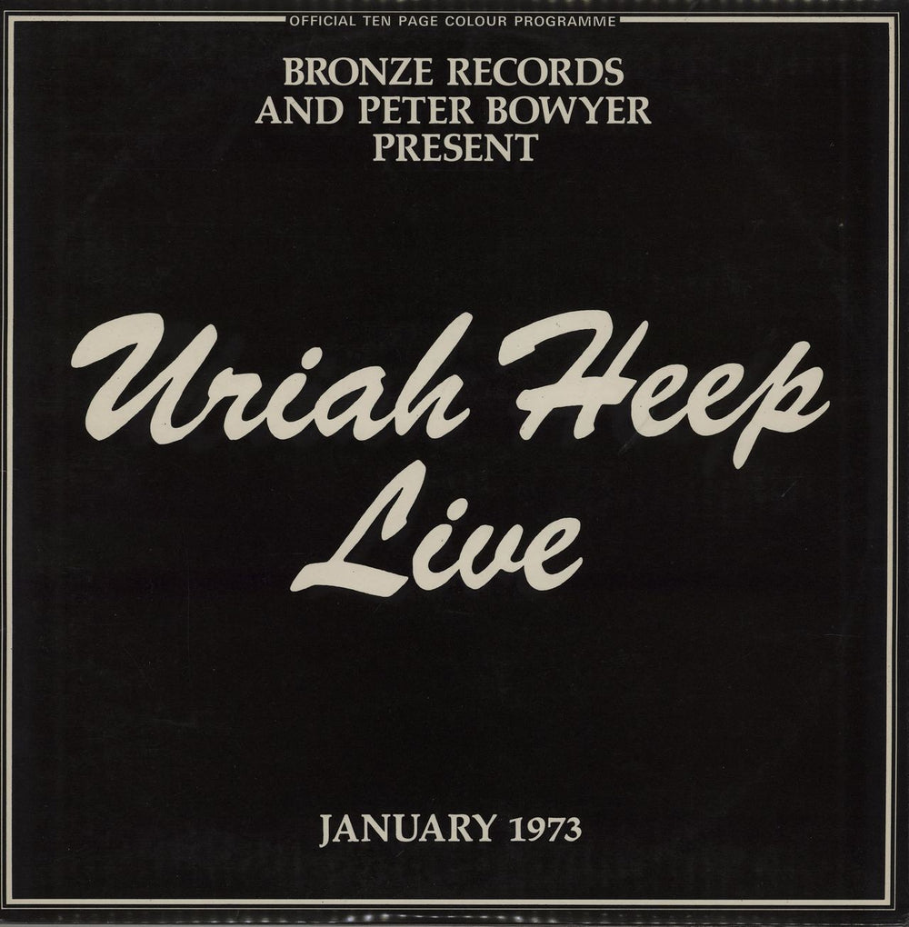 Uriah Heep Live - VG+ UK 2-LP vinyl record set (Double LP Album) ISLD1