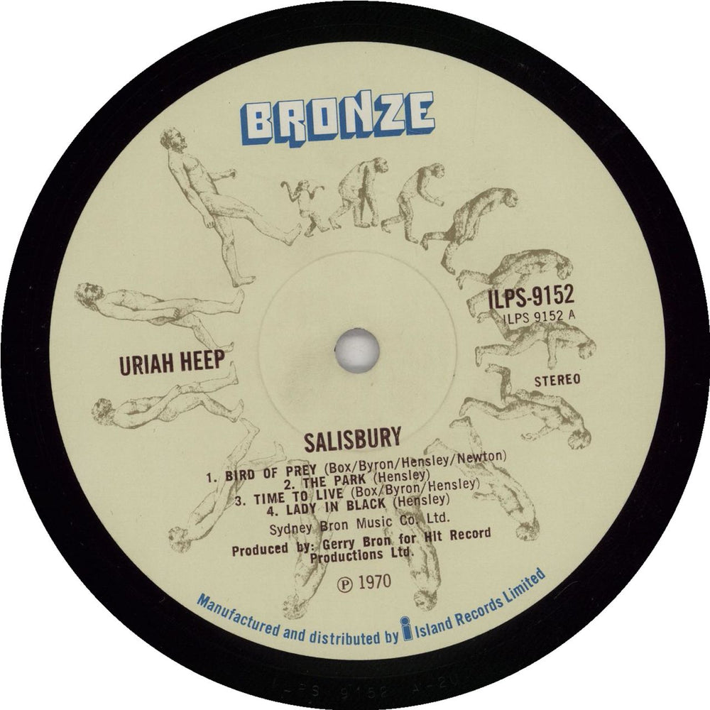 Uriah Heep Salisbury - VG UK vinyl LP album (LP record)