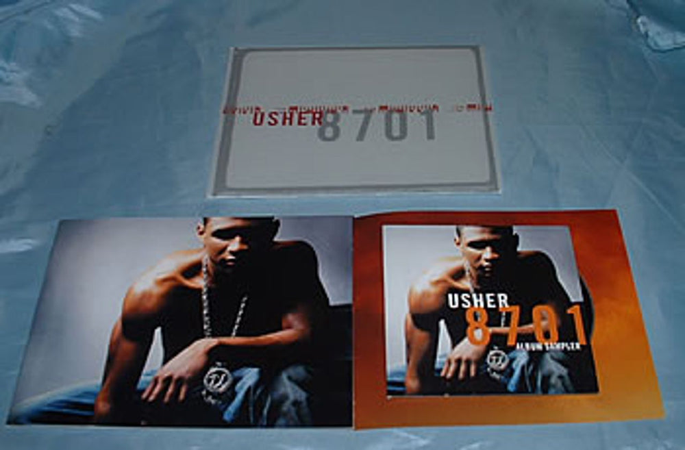 Usher 8701 Album Sampler UK Promo CD album (CDLP) LFPCD-4546