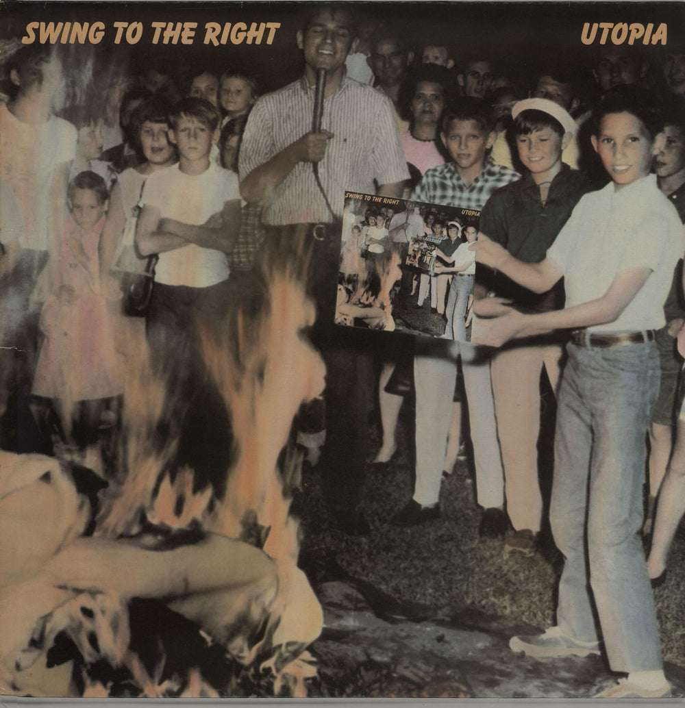 Utopia (US) Swing To The Right UK vinyl LP album (LP record) AALP/BRK3666