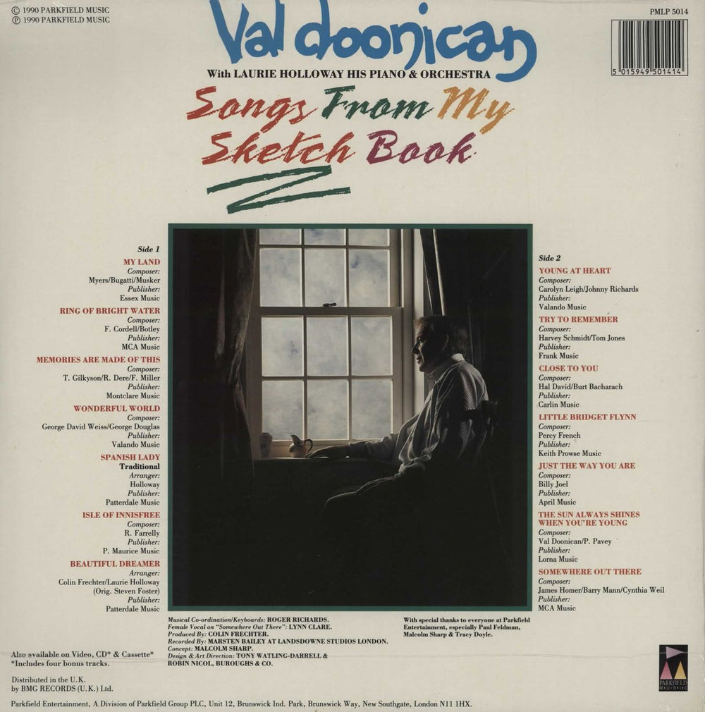 Val Doonican Songs From My Sketch Book UK vinyl LP album (LP record) 5015949501414