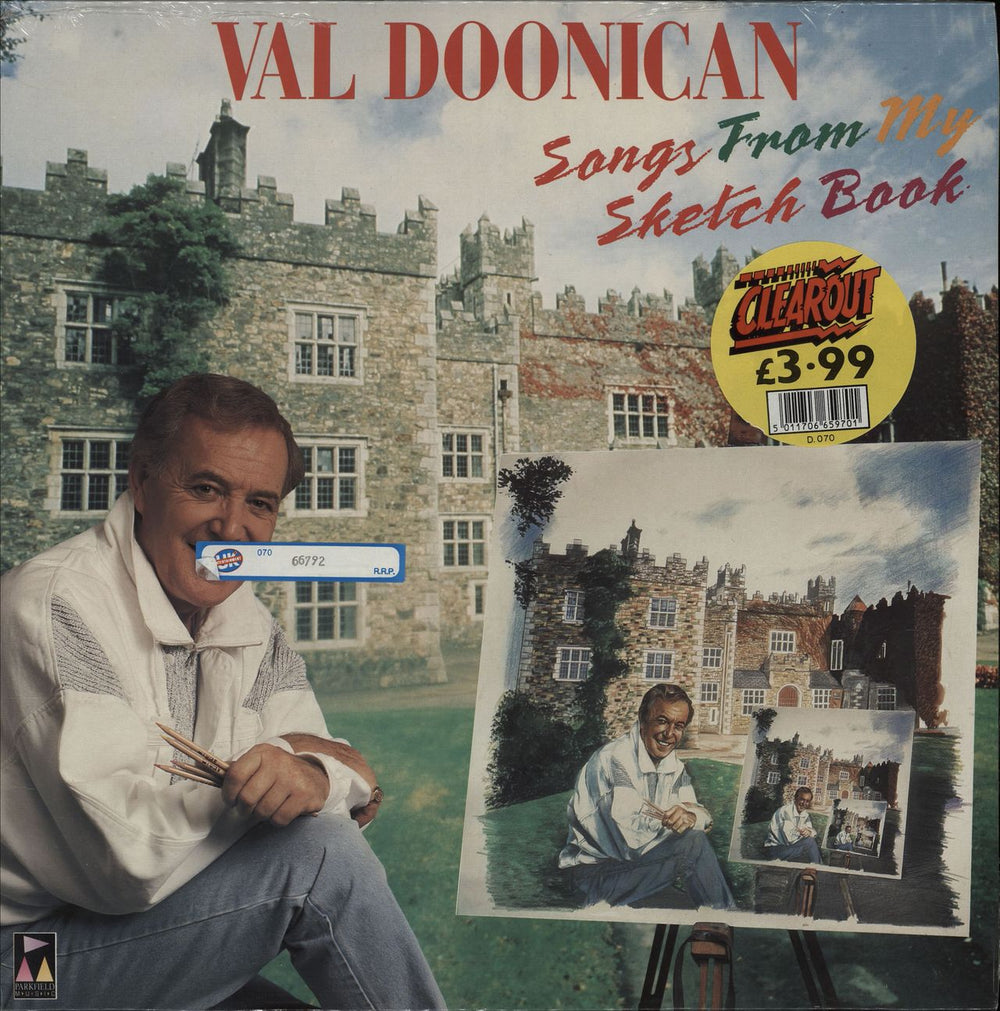 Val Doonican Songs From My Sketch Book UK vinyl LP album (LP record) PMLP5014