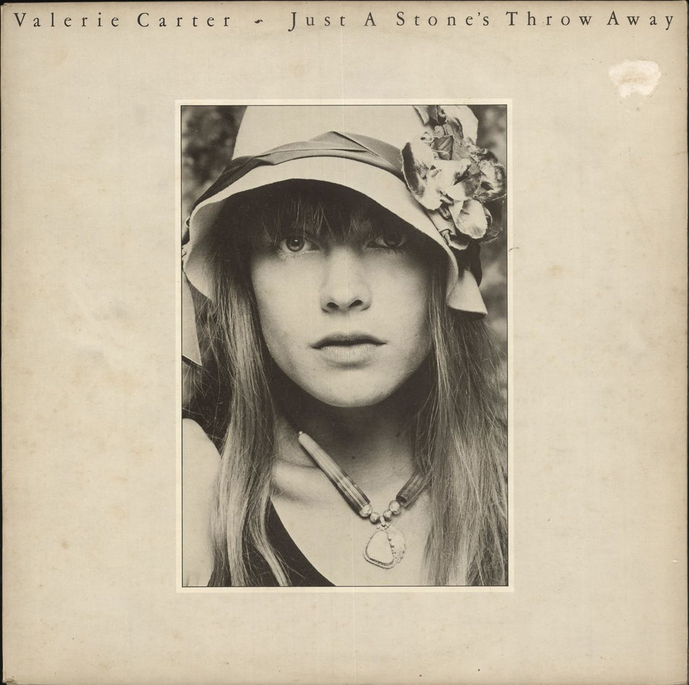 Valerie Carter Just A Stone's Throw Away UK vinyl LP album (LP record) CBS81958