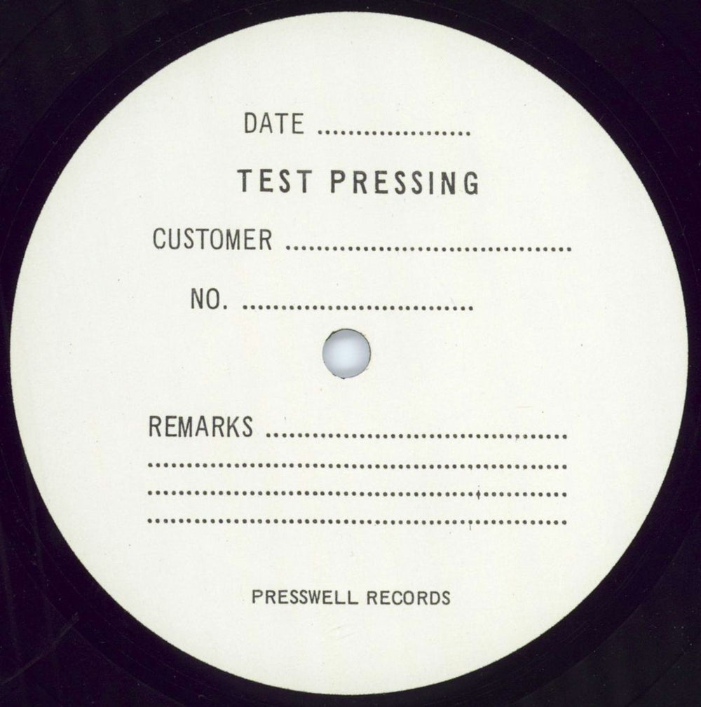 Van Duren Are You Serious? - Test Pressing + Copy Sheet US vinyl LP album (LP record)