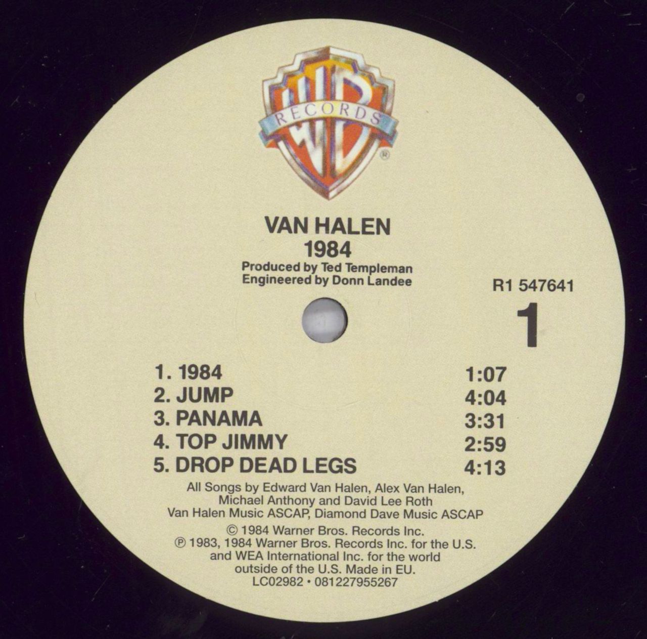 Vinilo Van Halen - 1984 (1984)