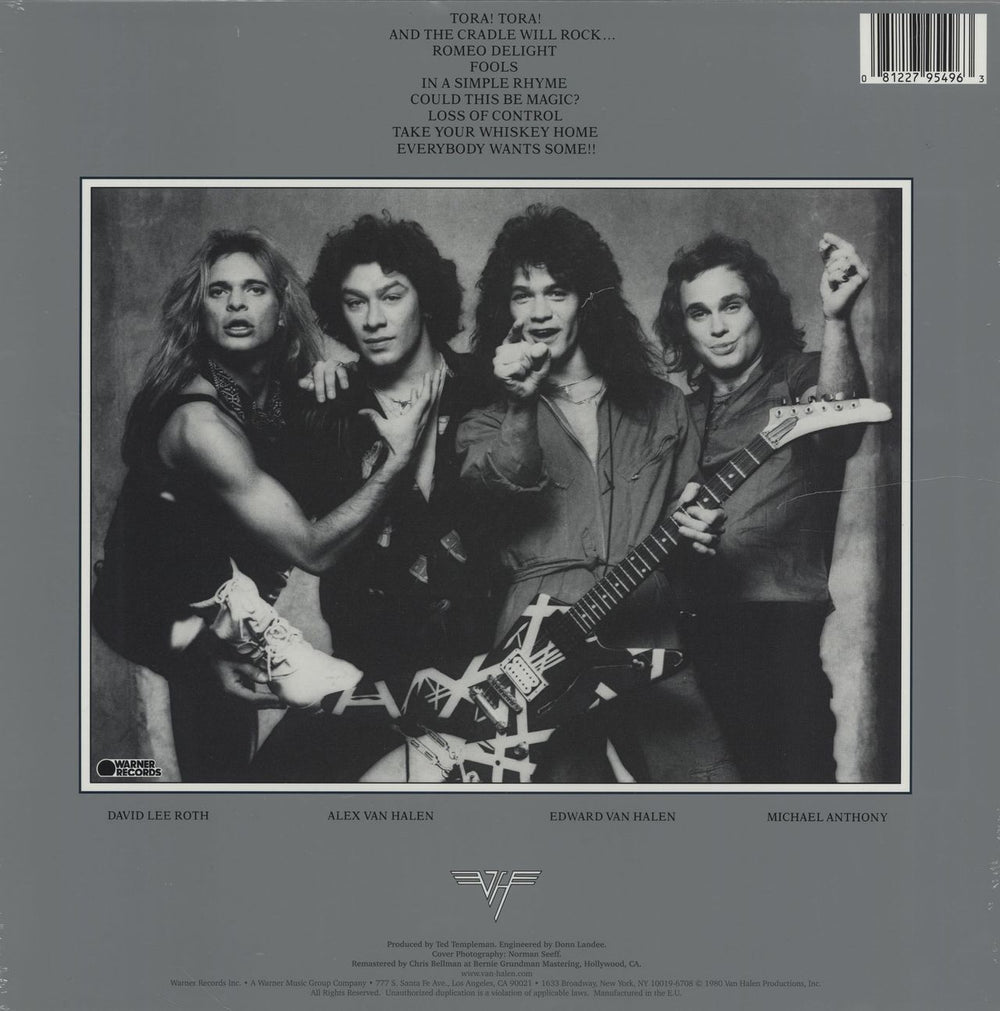 Van Halen Women And Children First - 180gm Vinyl - Sealed UK vinyl LP album (LP record) 081227954963