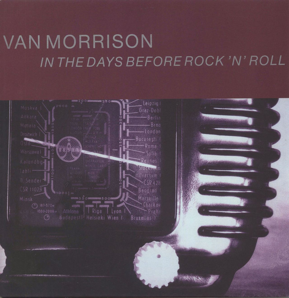 Van Morrison In The Days Before Rock 'n' Roll UK 12" vinyl single (12 inch record / Maxi-single) VANX7