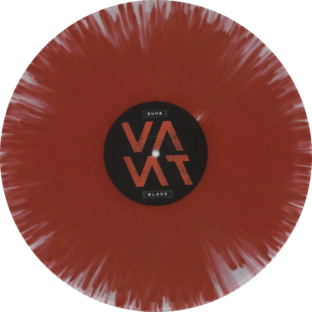 Vant Dumb Blood - Clear with Red Splatter Vinyl - Autographed UK vinyl LP album (LP record) YBPLPDU722407