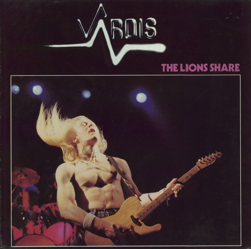 Vardis The Lions Share UK vinyl LP album (LP record) RAZ3