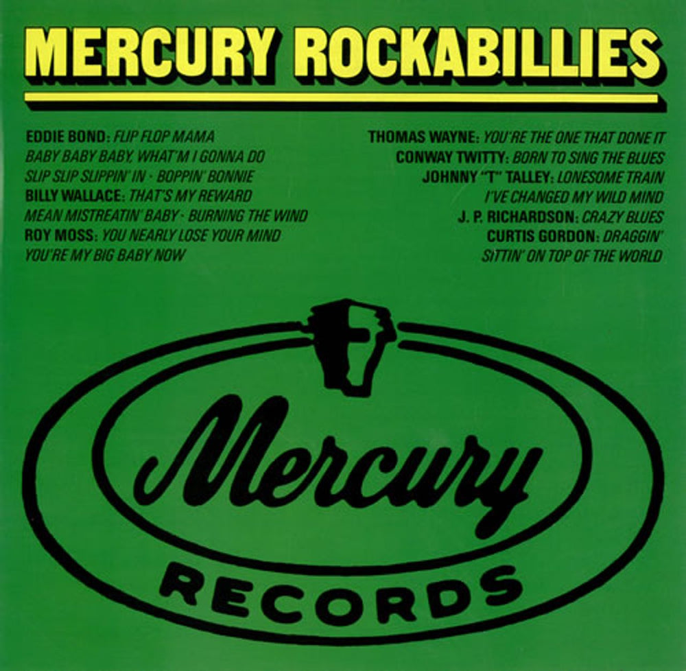 Various-50s/Rock & Roll/Rockabilly Mercury Rockabillies UK vinyl LP album (LP record) 6336257