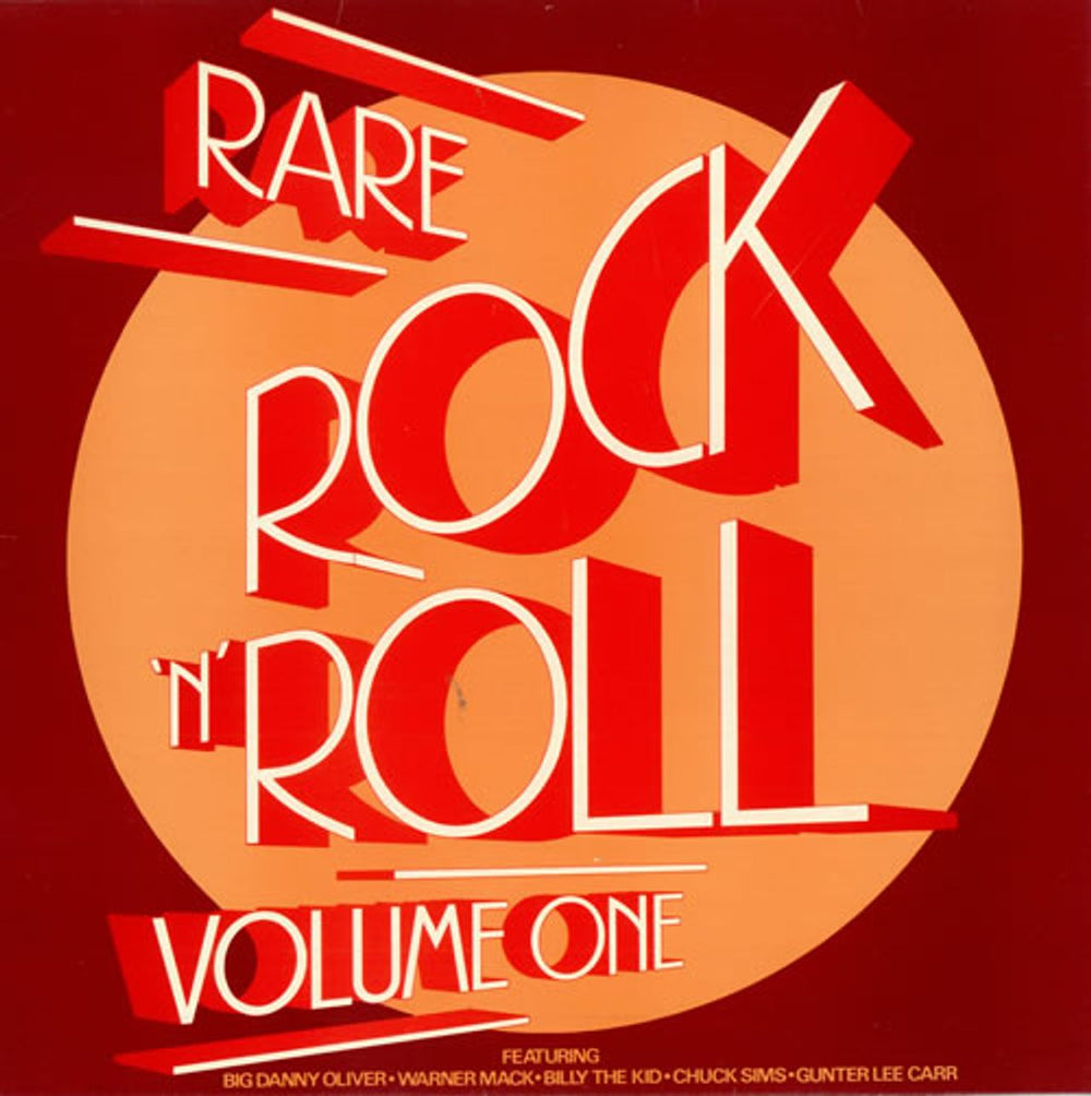 Various-50s/Rock & Roll/Rockabilly Rare Rock N Roll Volume 1 UK vinyl LP album (LP record) CDL8507