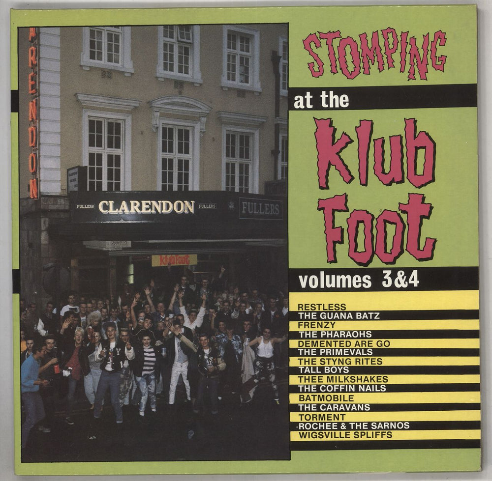 Various-50s/Rock & Roll/Rockabilly Stomping At The Klub Foot Volumes 3 & 4 UK 2-LP vinyl record set (Double LP Album) ABCLP8