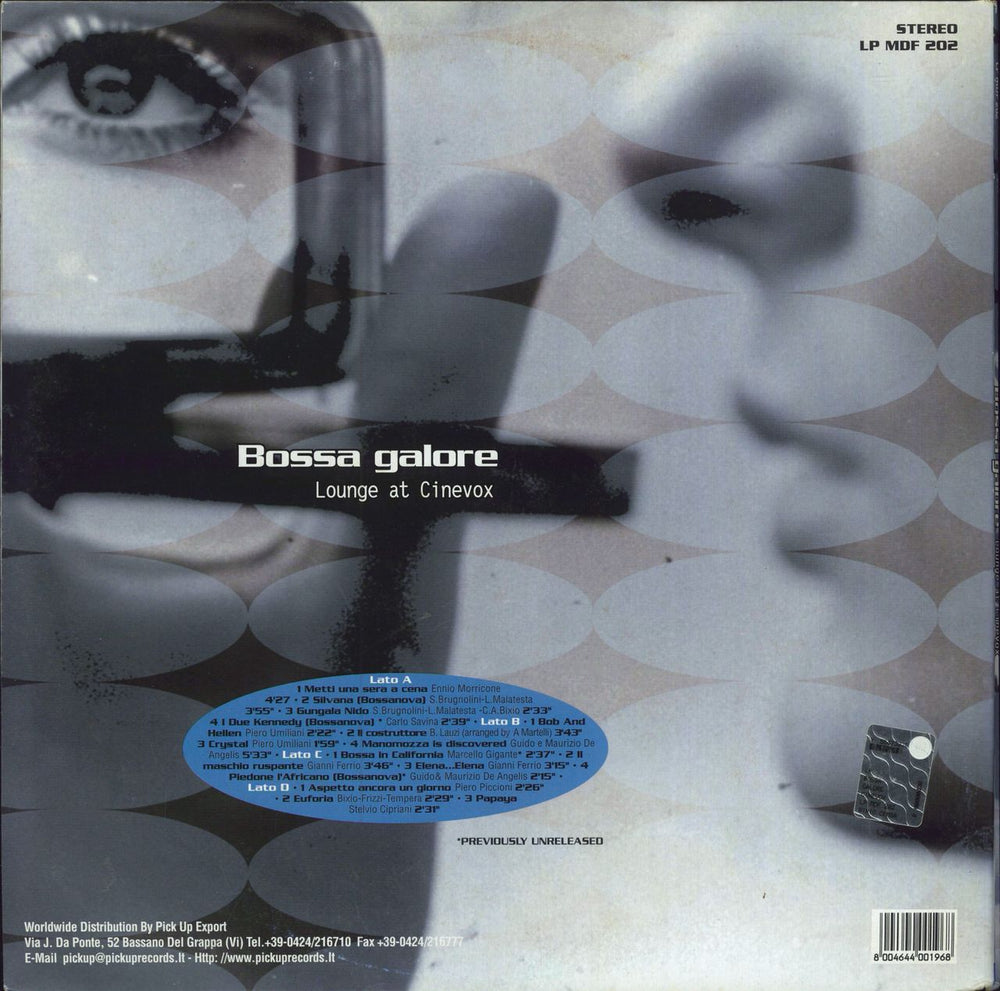 Various-60s & 70s Bossa Galore - Lounge At Cinevox Italian 2-LP vinyl record set (Double LP Album)