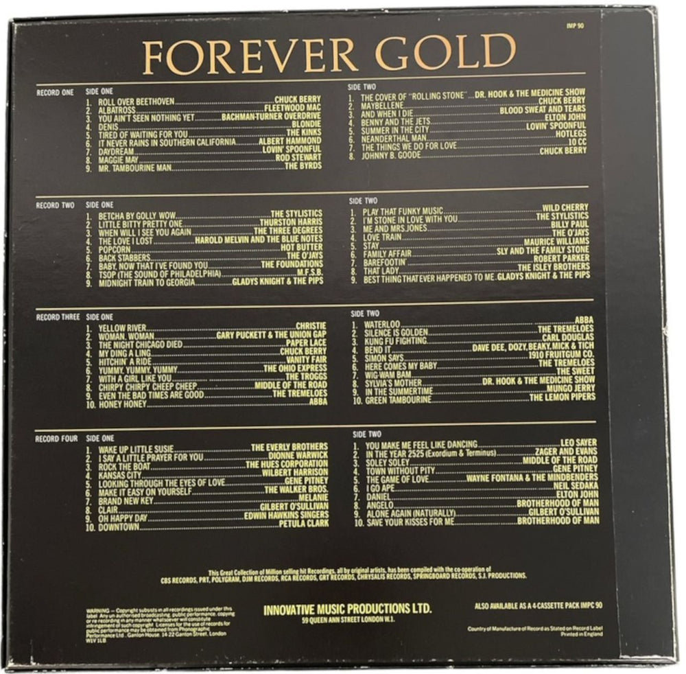 Various-60s & 70s Forever Gold UK Vinyl Box Set