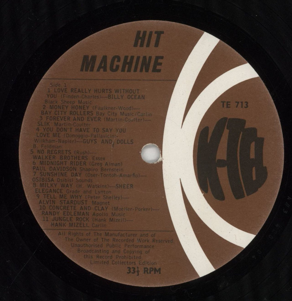 Various-60s & 70s Hit Machine UK vinyl LP album (LP record) SVALPHI676799