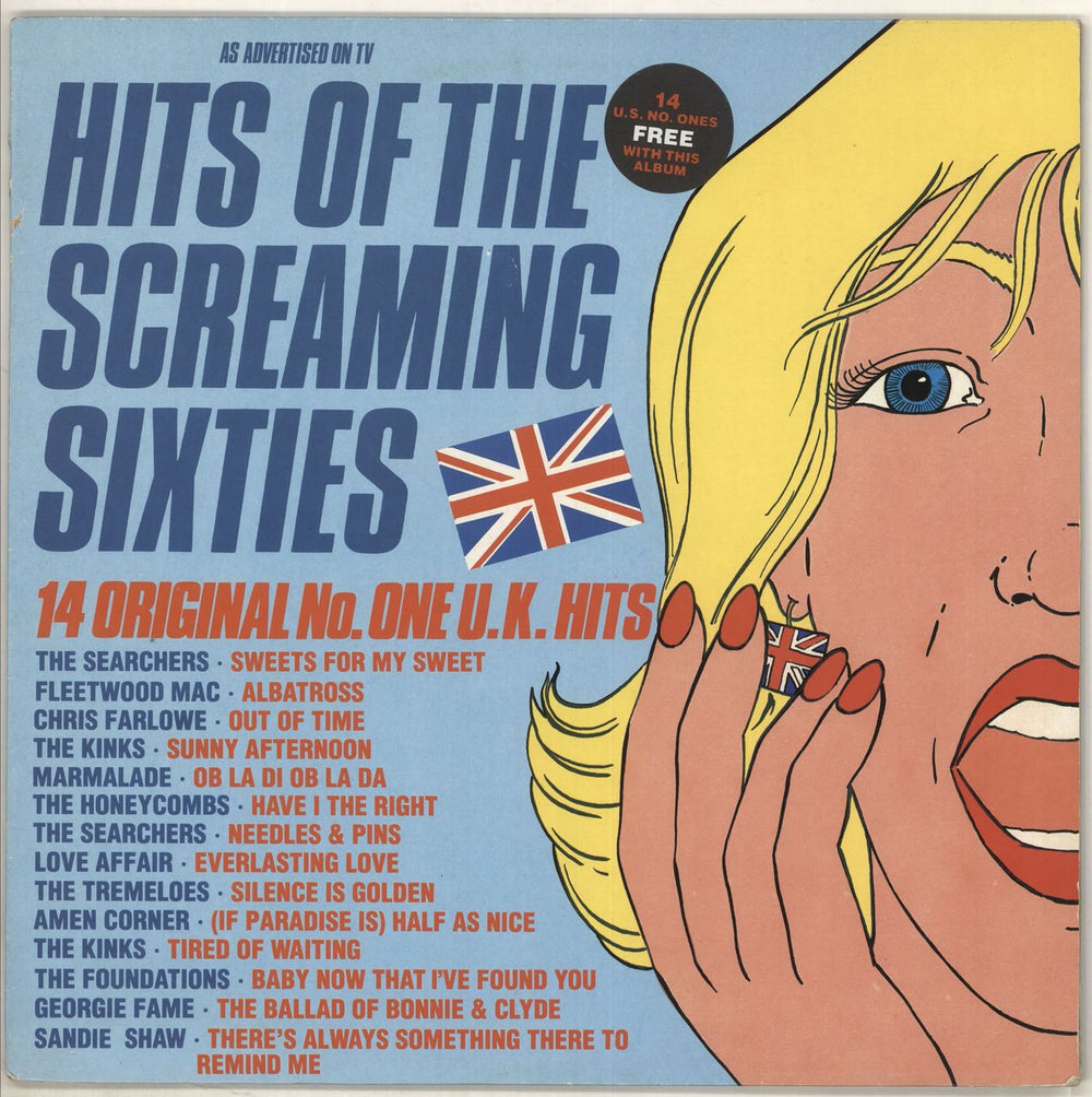 Various-60s & 70s Hits Of The Screaming Sixties UK vinyl LP album (LP record) WW5124