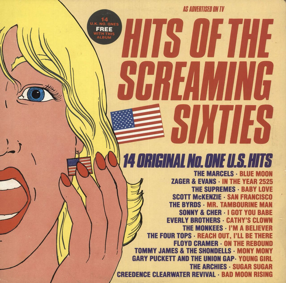 Various-60s & 70s Hits Of The Screaming Sixties UK vinyl LP album (LP record) WW5125