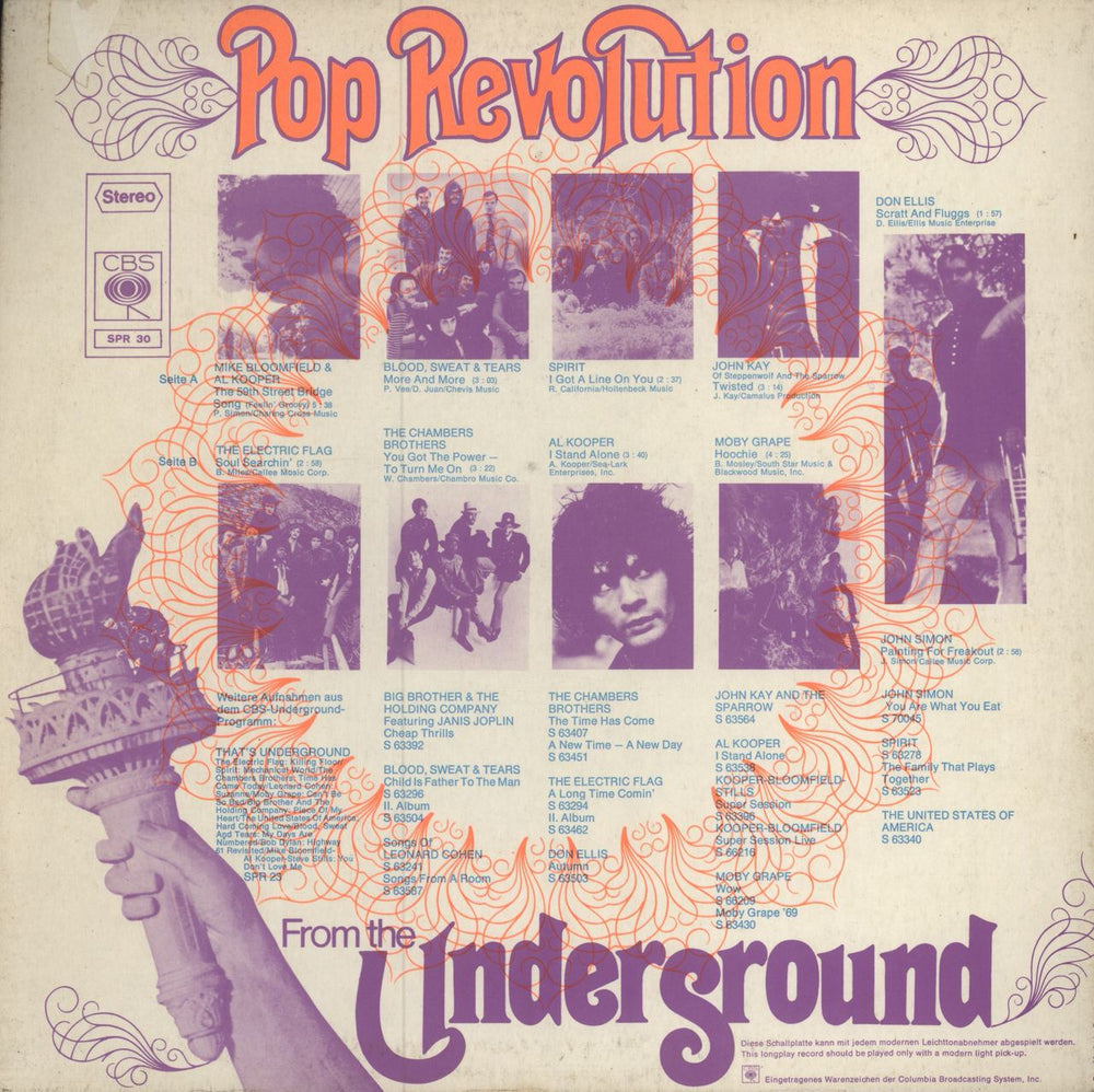 Various-60s & 70s Pop Revolution From The Underground - Psyche Vinyl German vinyl LP album (LP record)