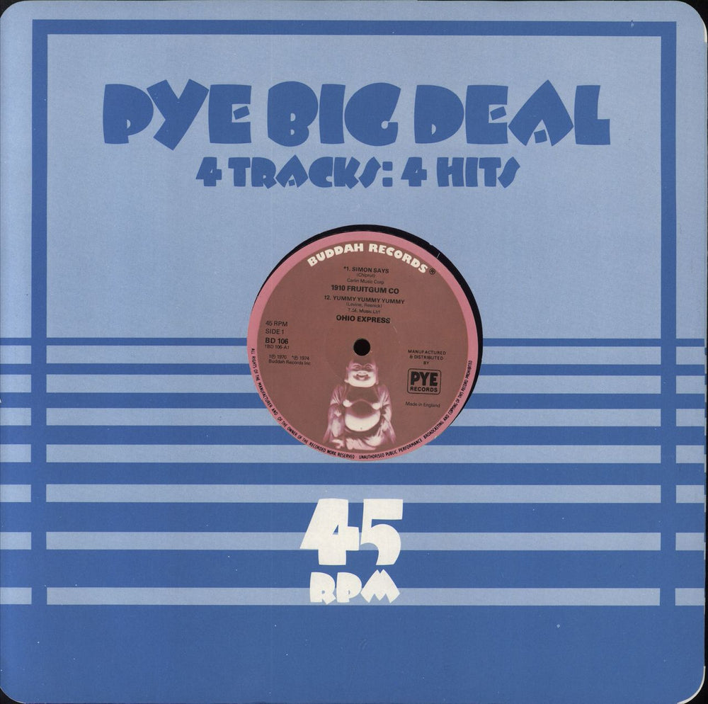 Various-60s & 70s Pye Big Deal EP UK 12" vinyl single (12 inch record / Maxi-single) BD106