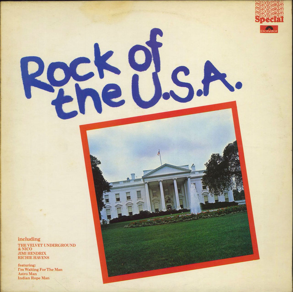 Various-60s & 70s Rock Of The U.S.A. UK vinyl LP album (LP record) 2482357