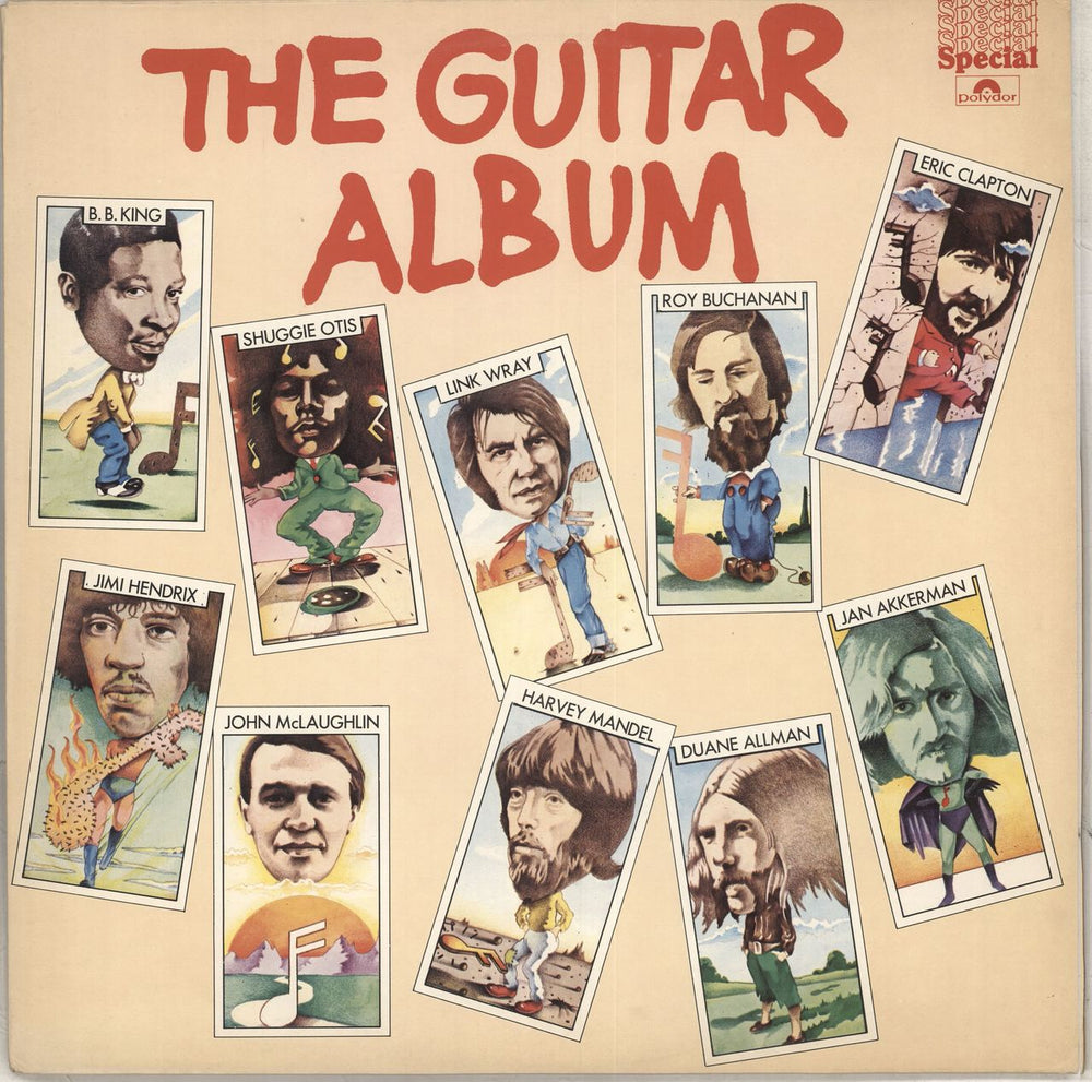 Various-60s & 70s The Guitar Album UK vinyl LP album (LP record) 2482382