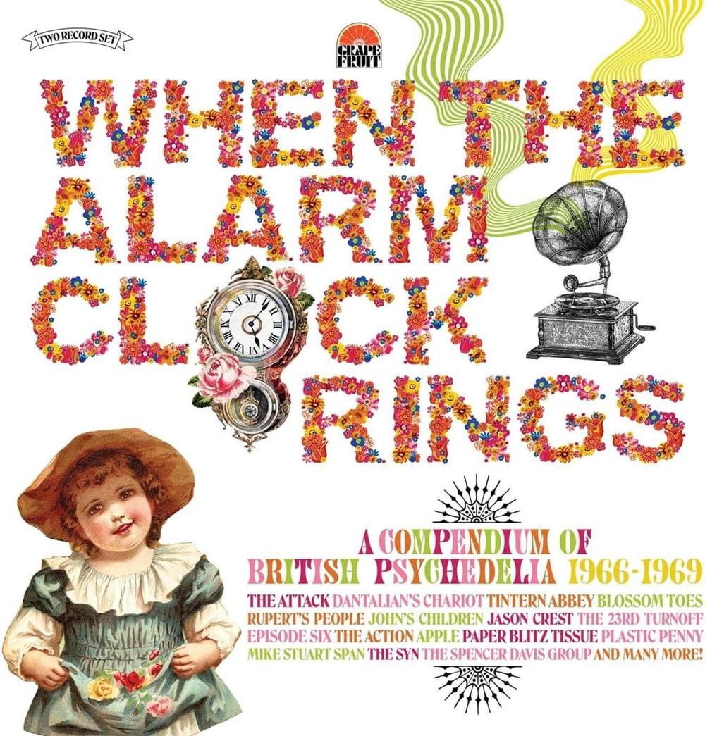 Various-60s & 70s When The Alarm Clock Rings: A Compendium Of British Psychedelia 1966-1969 - Sealed UK 2-LP vinyl record set (Double LP Album) CRSEGLP137D