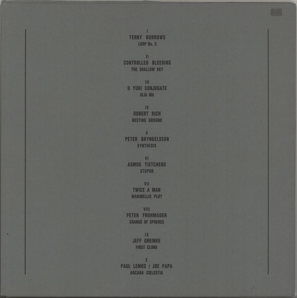 Various-Ambient & Electronica Arcana Cœlestia: Nexus One - An International Musical Explorer Swedish vinyl LP album (LP record) VA7LPAR687251