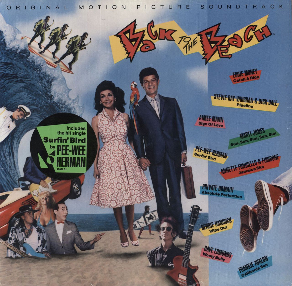 Various Artists Back To The Beach US vinyl LP album (LP record) SC40892