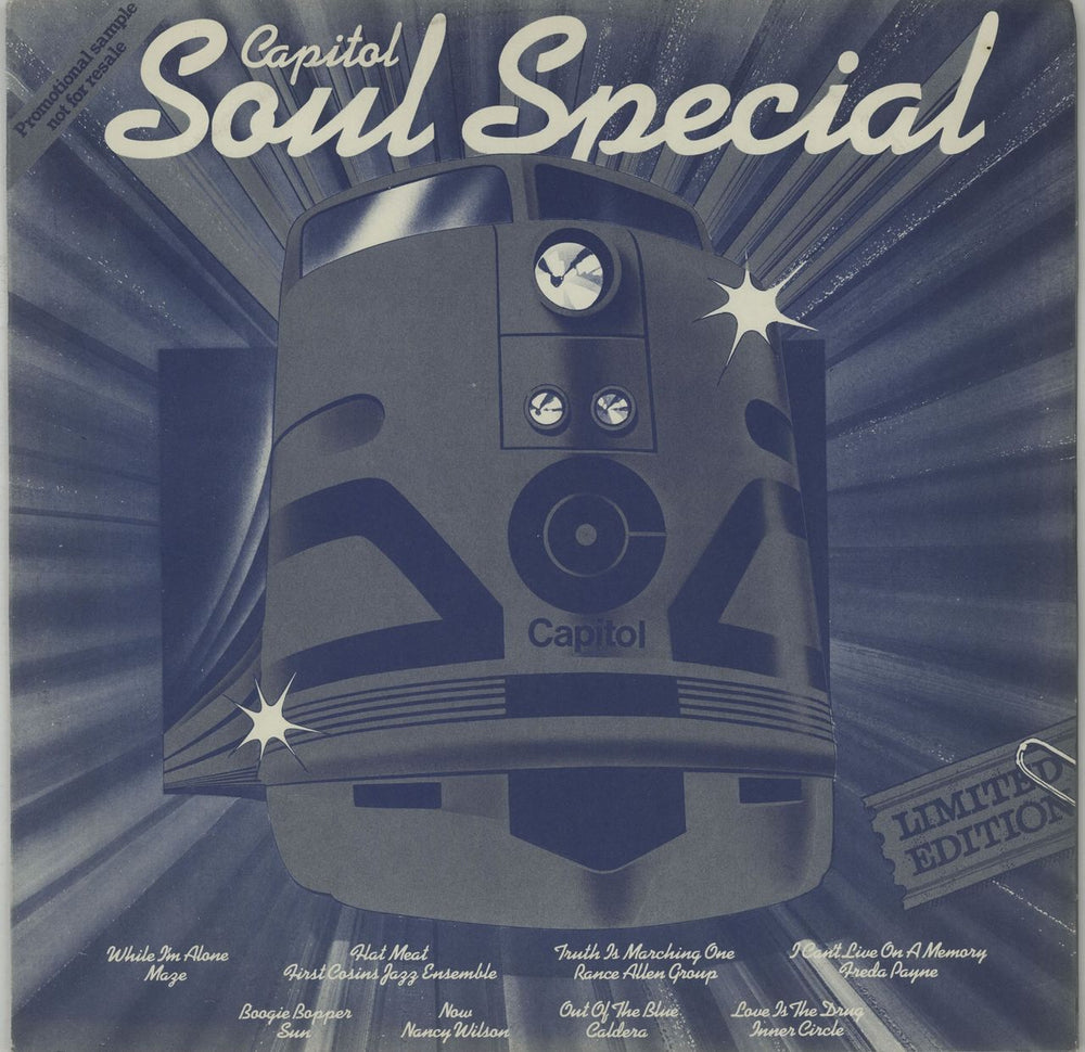 Various Artists Capitol Soul Special UK Promo vinyl LP album (LP record) CLXS1