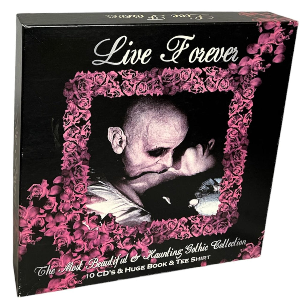 Various Artists Live Forever - The Most Beautiful & Haunting Gothic Collection UK CD Album Box Set GRAVE759