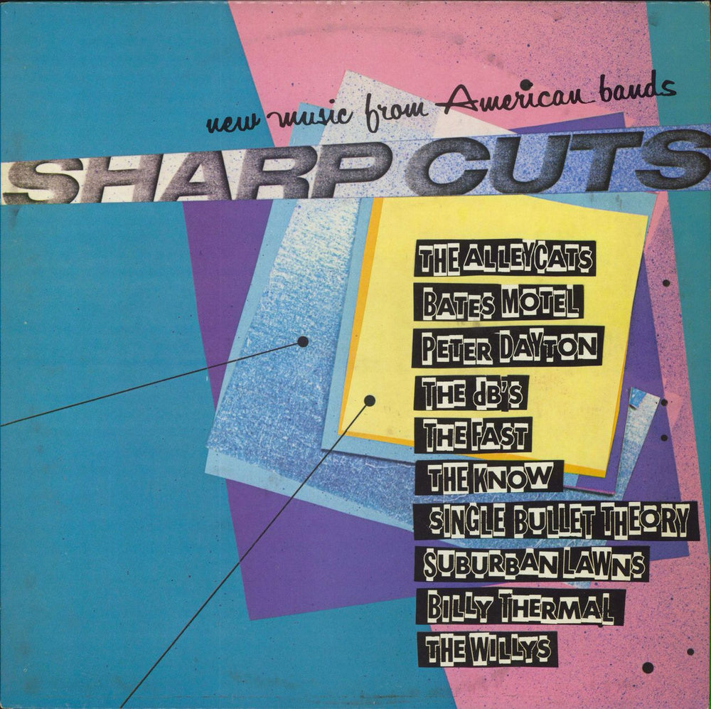 Various Artists Sharp Cuts UK vinyl LP album (LP record) K52222