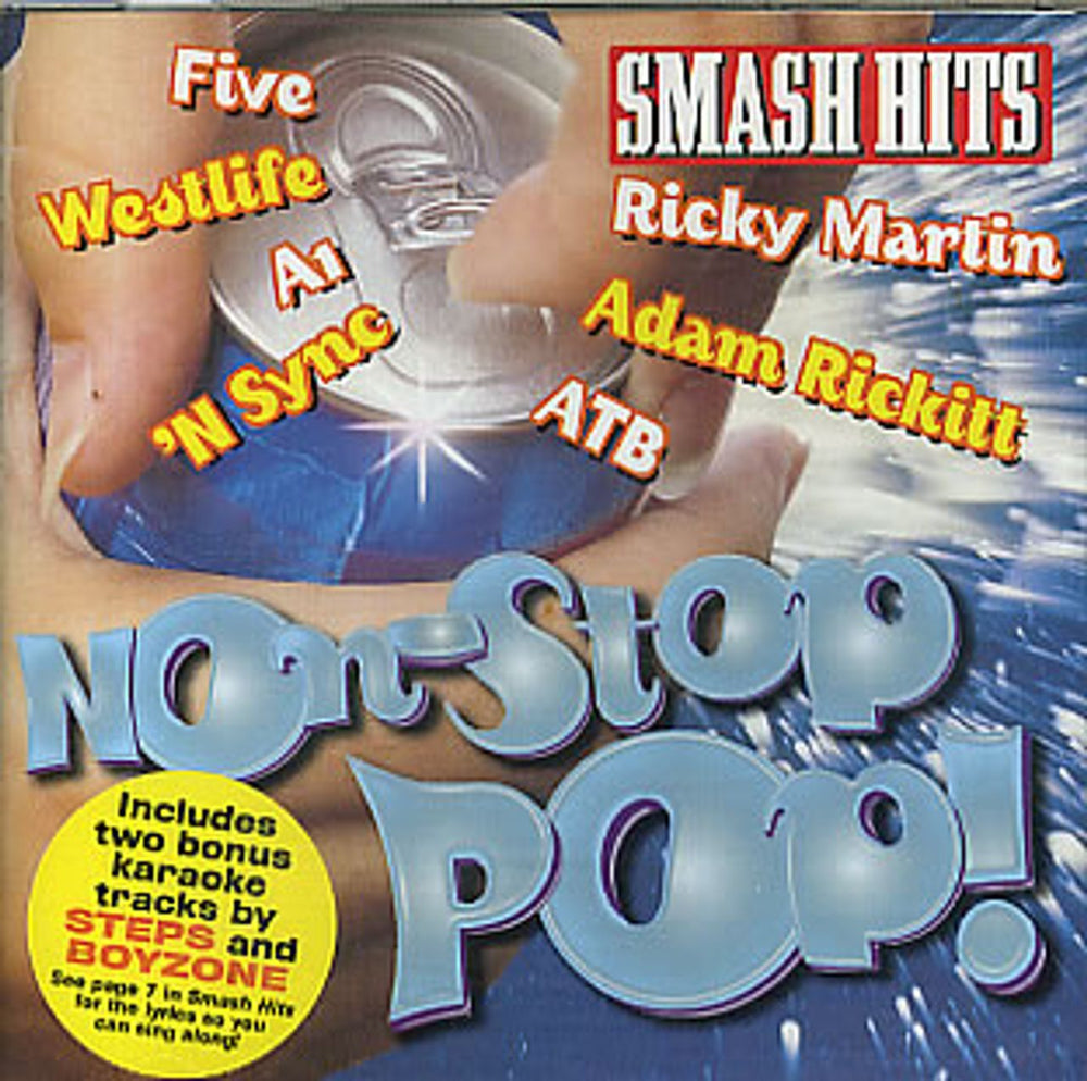 Various Artists Smash Hits - Non-Stop Pop! UK Promo CD album (CDLP) SMASHHITS2