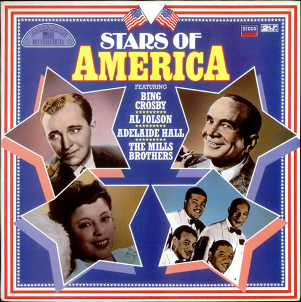 Various Artists Stars Of America UK 2-LP vinyl record set (Double LP Album) RALD510