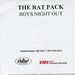 Various Artists The Rat Pack - Boys Night Out UK Promo CD-R acetate CD-R ACETATE