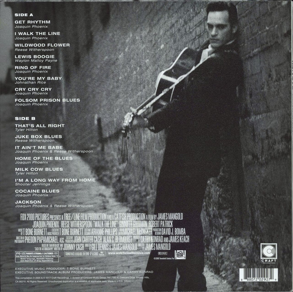 Various Artists Walk The Line (Original Motion Picture Soundtrack) US vinyl LP album (LP record) 888072029279