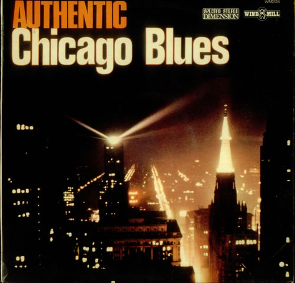 Various-Blues & Gospel Authentic Chicago Blues UK vinyl LP album (LP record) WMD124