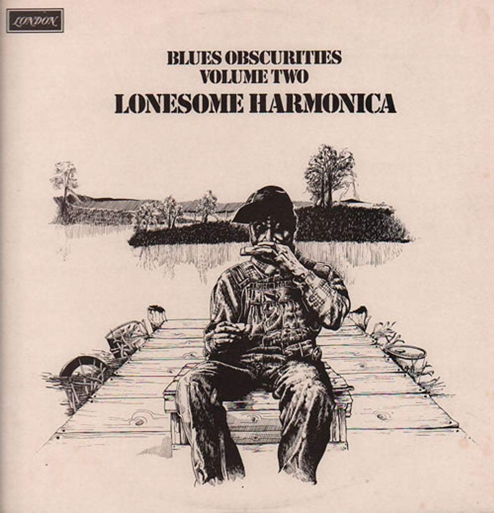 Various-Blues & Gospel Blues Obscurities Volume Two: Lonesome Harmonica UK vinyl LP album (LP record) HAU8455