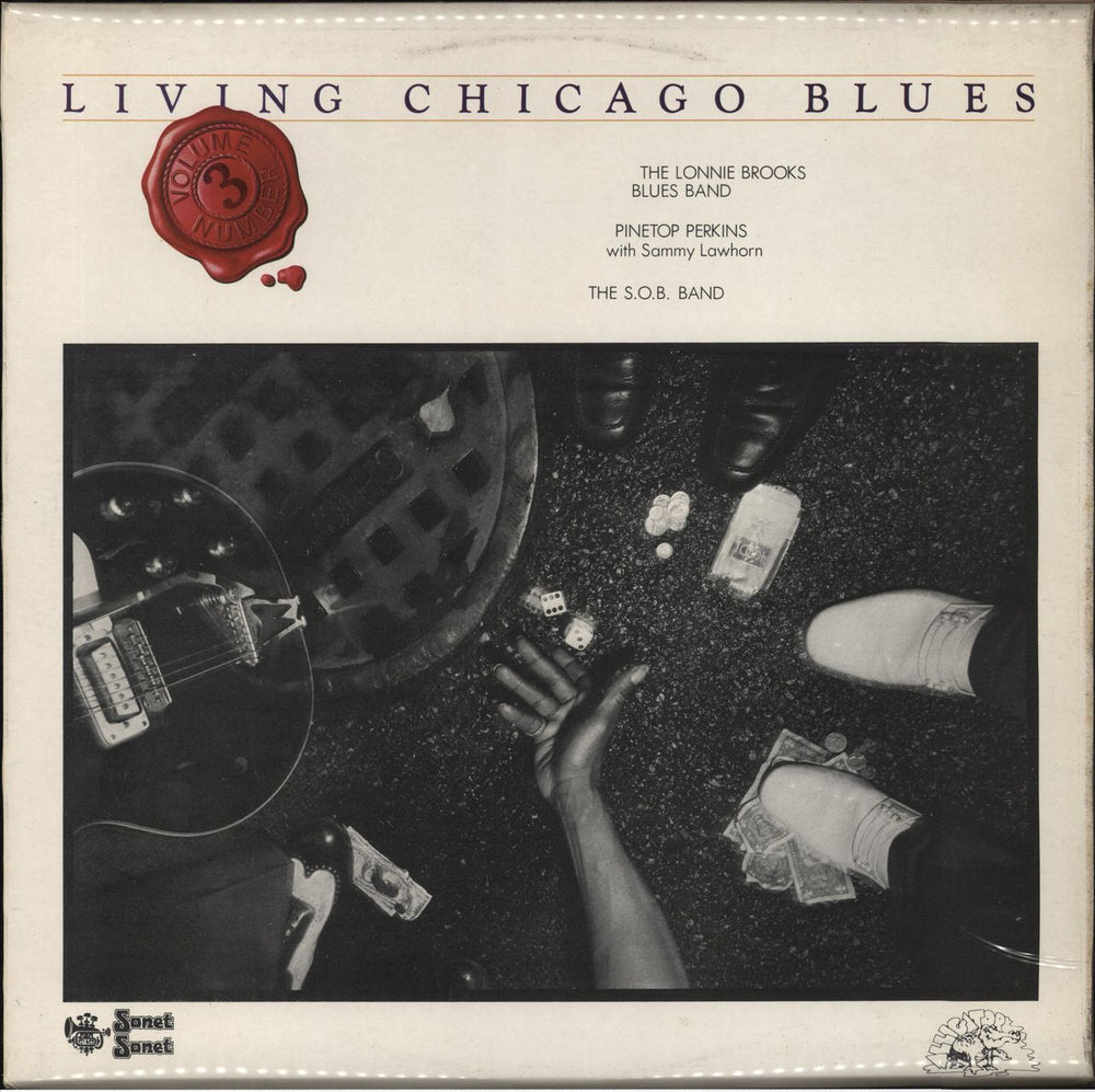 Various-Blues & Gospel Living Chicago Blues Volume 3 UK vinyl LP album (LP record) SNTF784