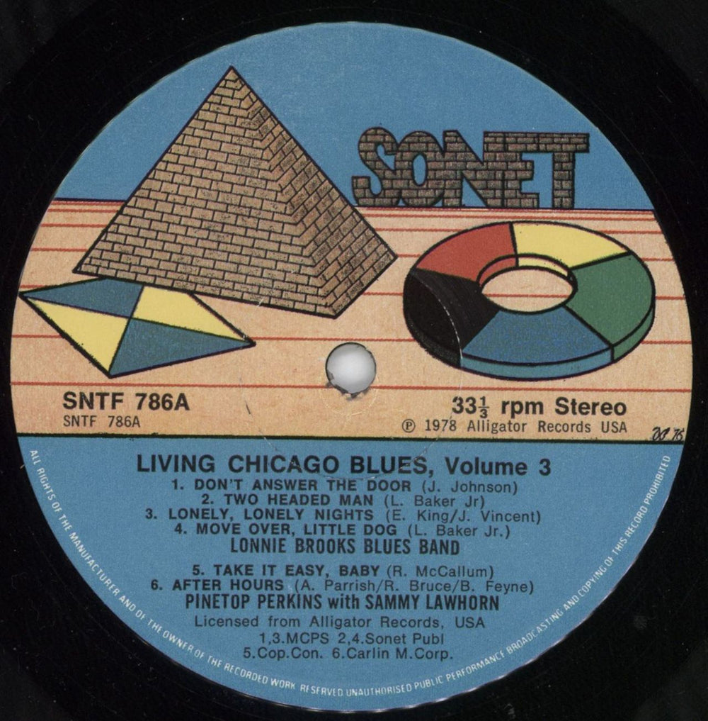 Various-Blues & Gospel Living Chicago Blues Volume 3 UK vinyl LP album (LP record) V-BLPLI792596