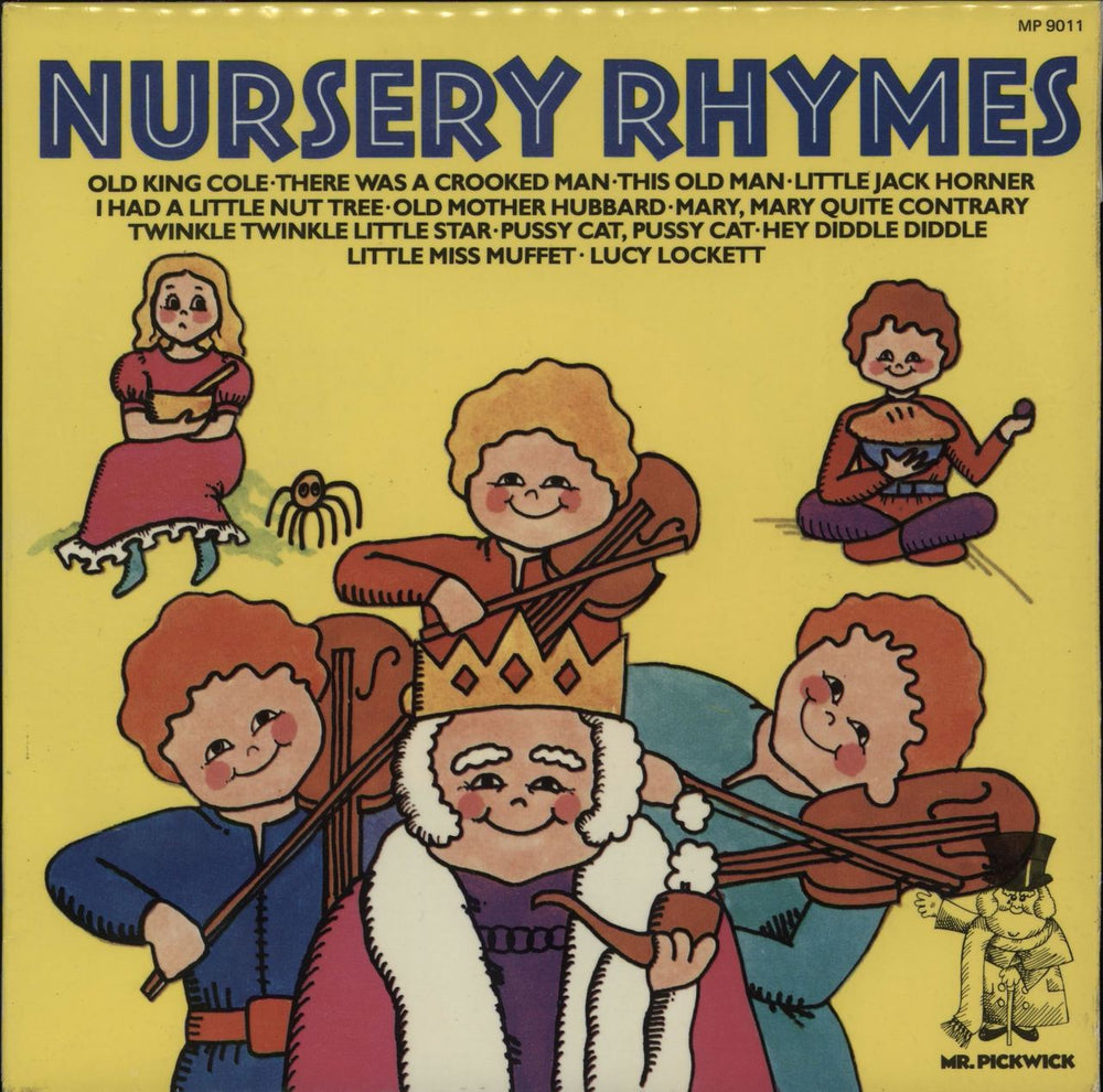 Various-Childrens Nursery Rhymes UK 7" vinyl single (7 inch record / 45) MP9011