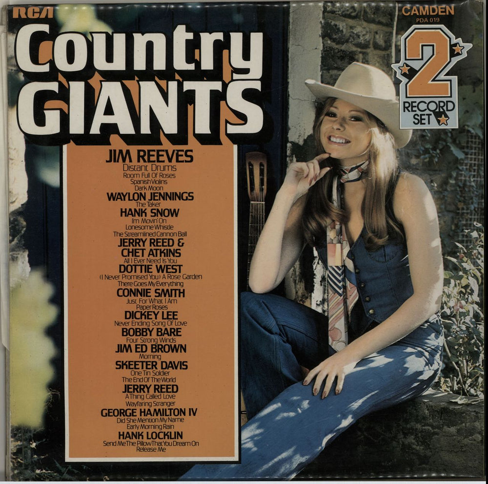 Various-Country Country Giants UK 2-LP vinyl record set (Double LP Album) PDA019